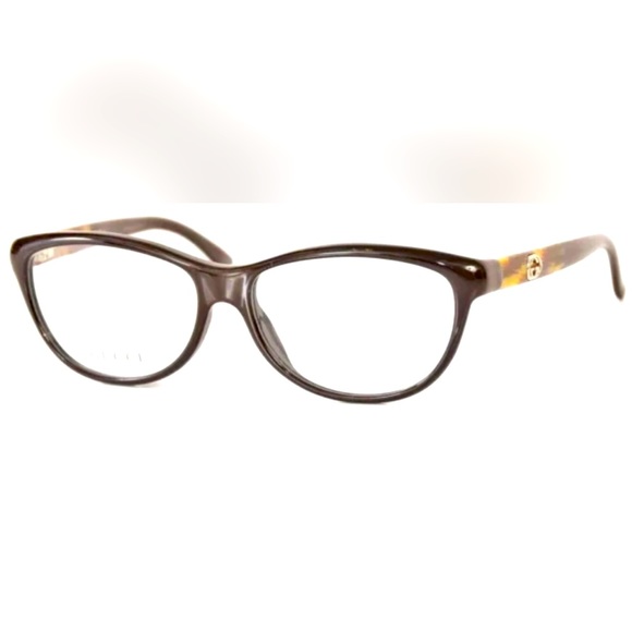 NWOT GUCCI GG3626 BROWN HORN OPTICAL GLASSES - Picture 1 of 16